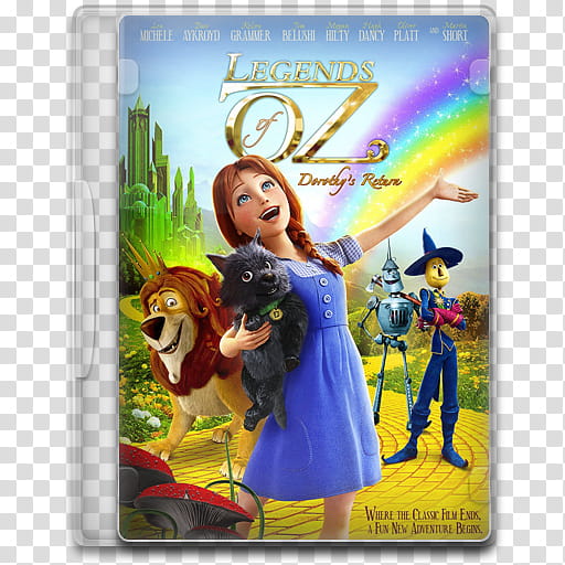 Movie Icon Mega , Legends of Oz, Dorothy's Return, Legends of OZ DVD case transparent background PNG clipart