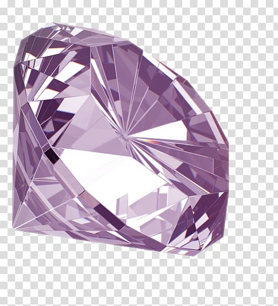 Diamond, purple gemstone transparent background PNG clipart