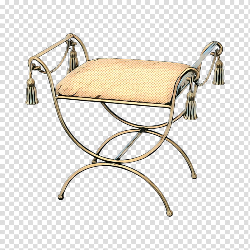 furniture chair table metal, Pop Art, Retro, Vintage transparent background PNG clipart