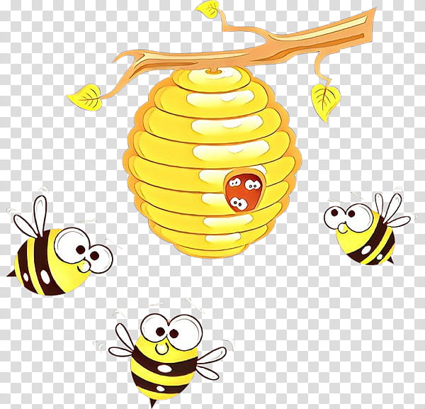Honey, Cartoon, Bee, Beehive, Honey Bee, Queen Bee, Hornet, Honeycomb transparent background PNG clipart