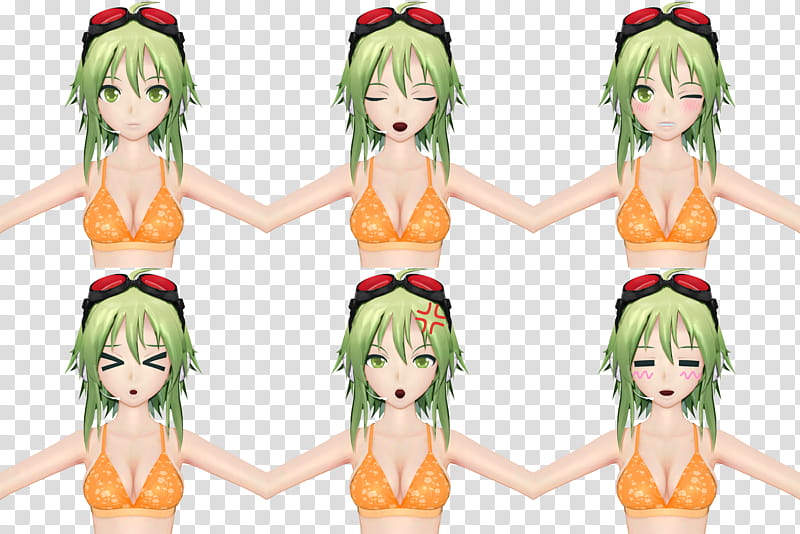 Project DIVA X Gumi WIP   Face Update transparent background PNG clipart