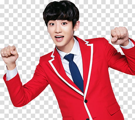 EXO KFC CHINA, man raising his hands transparent background PNG clipart