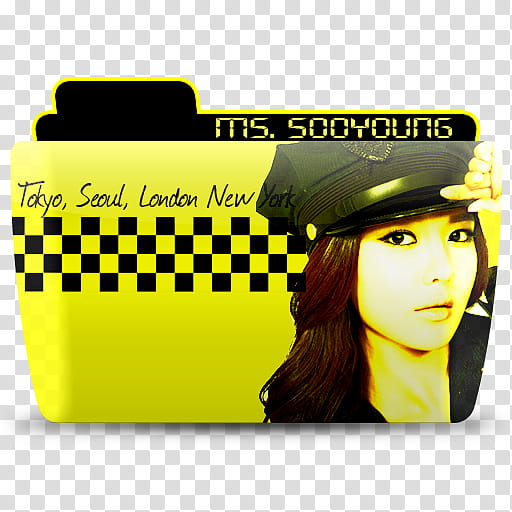 SNSD Mr Taxi Folder Icon , Sooyoung  transparent background PNG clipart