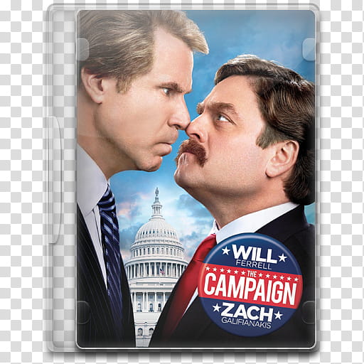 Movie Icon , The Campaign, The Campaign Will Ferrel DVD transparent background PNG clipart