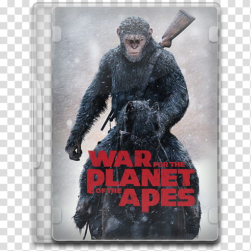 Movie Icon , War for the Planet of the Apes, War for the Planet of the Apes movie case transparent background PNG clipart