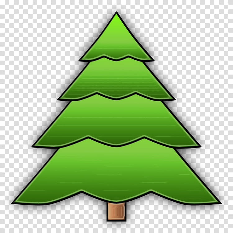 Christmas tree, Watercolor, Paint, Wet Ink, Oregon Pine, Colorado Spruce, Green, Christmas Decoration transparent background PNG clipart Christmas tree, Watercolor, Paint, Wet Ink, Oregon Pine, Colorado Spruce, Green, Christmas Decoration transparent background PNG clipart