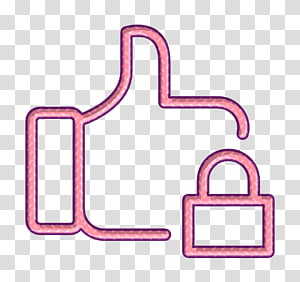 Business SEO icon gestures icon Like icon, Pink, Line, Thumb, Finger, Rectangle transparent background PNG clipart thumbnail