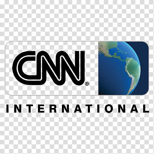 TV Channel icons pack, cnn international black transparent background PNG clipart