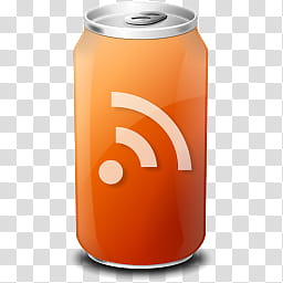 Drink Web Icon Orange Wifi Can Illustration Transparent Background Png Clipart Hiclipart