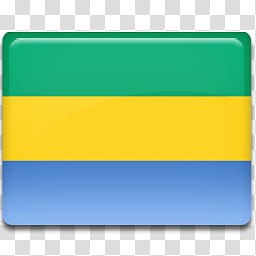 All in One Country Flag Icon, Gabon-Flag- transparent background PNG clipart