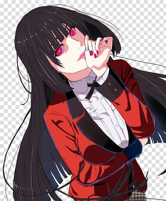 Kakegurui Yumeko White Background / Find images and videos about black