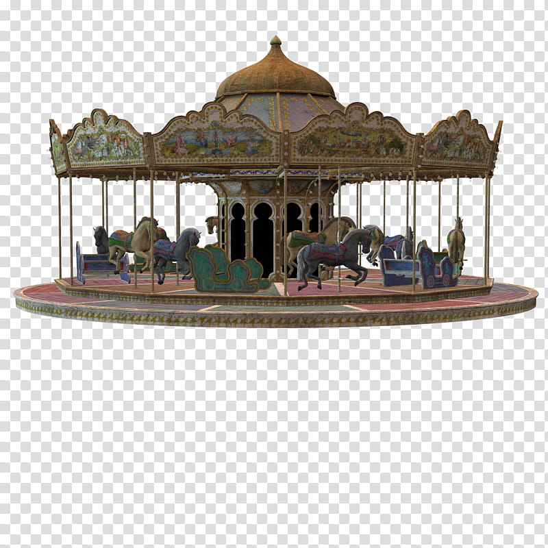 Free Resource Carousel, round multicolored carousel transparent background PNG clipart