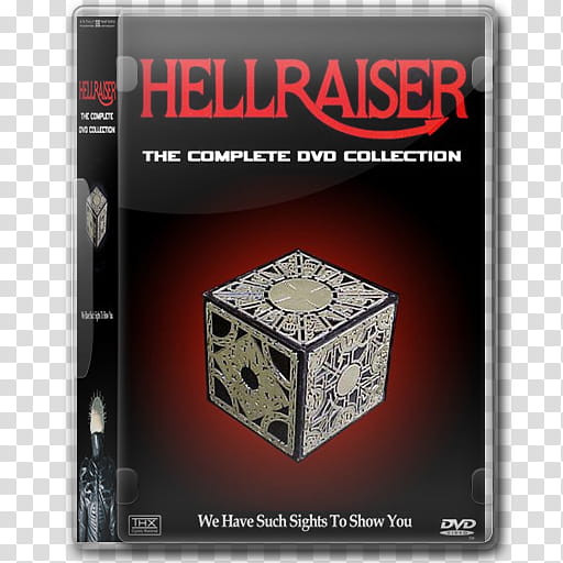 DvD Case Icon Special , Hellraiser The Complete Collection DvD Case transparent background PNG clipart