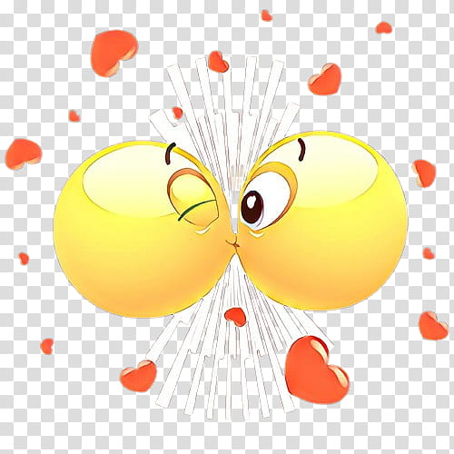 Heart Emoji, Cartoon, Emoticon, Smiley, Kiss, , Wink, Hug transparent background PNG clipart