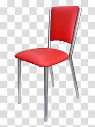 red and gray chair transparent background PNG clipart