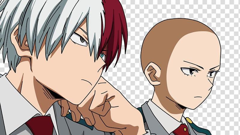 Todoroki and base, two male anime characters transparent background PNG clipart
