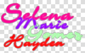 Texto De Selena Gomez transparent background PNG clipart thumbnail