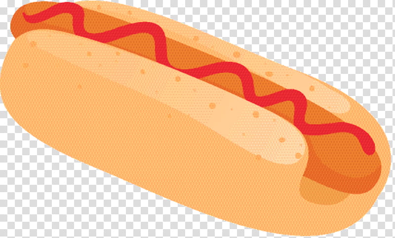 Dog Food, Hot Dog, Finger, Shoe, Orange, Fast Food, Hot Dog Bun, American Food transparent background PNG clipart