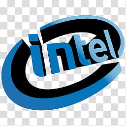 dock icons, Intel logo illustration transparent background PNG clipart