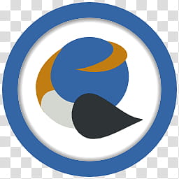 V I P Software, blue and orange logo illustration transparent background PNG clipart