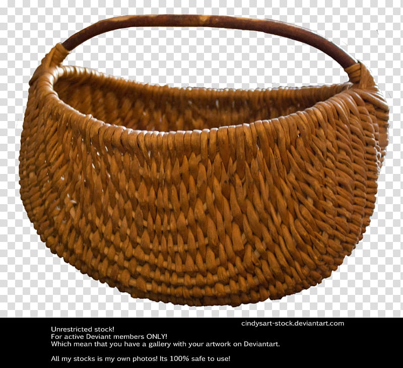 Basket, brown woven basket illustration transparent background PNG clipart