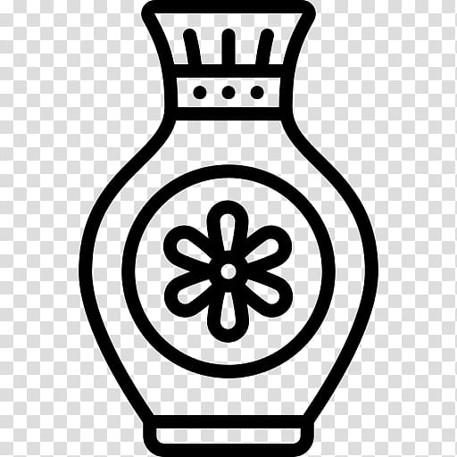 Book Symbol, Vase, Ceramic, Pottery, Black Vase, Ornament, Porcelain, Line transparent background PNG clipart