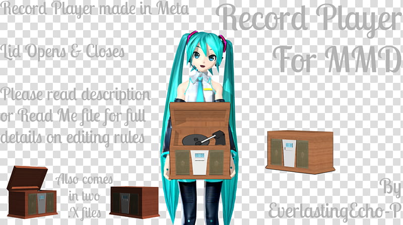 MMD Record Player FIXED transparent background PNG clipart