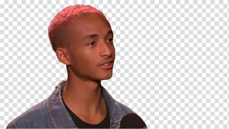 Microphone, Jaden Smith, Neck, Hair, Face, Hairstyle, Chin, Forehead transparent background PNG clipart