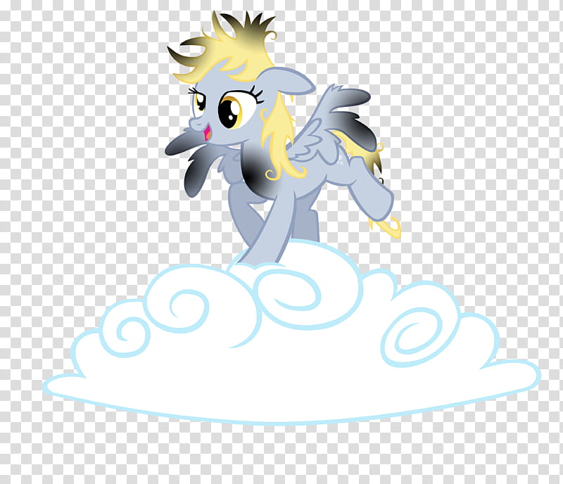 Derpy Hooves s, gray My Little Pony illustration transparent background PNG clipart