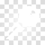Minimal JellyLock, white key illustration transparent background PNG clipart