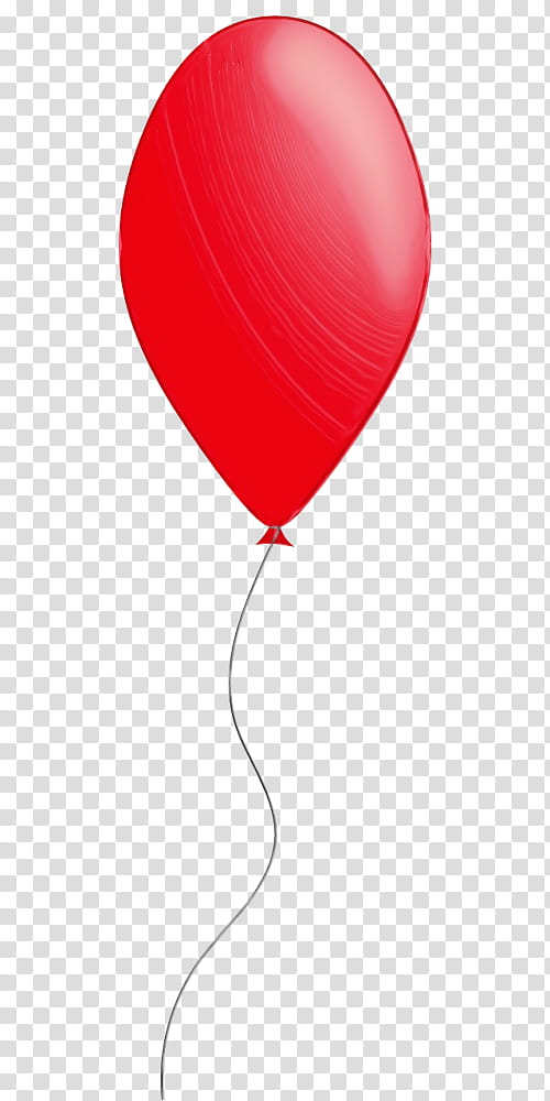 Hot air balloon, Watercolor, Paint, Wet Ink, Red, Party Supply, Line, Toy transparent background PNG clipart