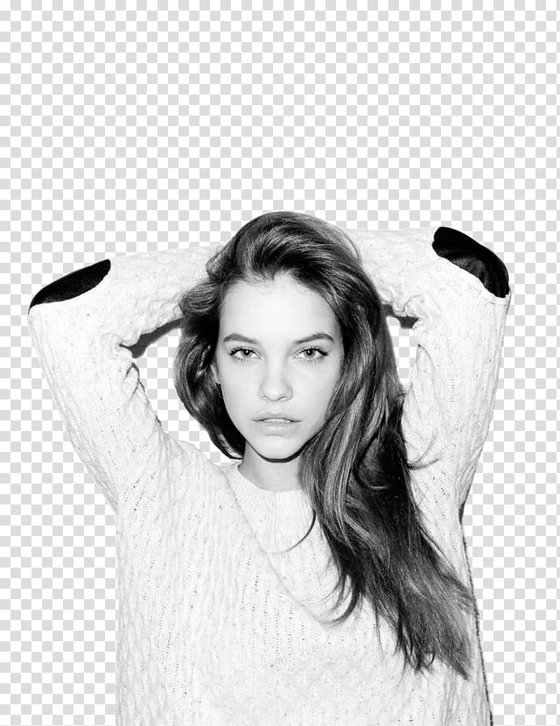 Barbara Palvin Black and White  transparent background PNG clipart