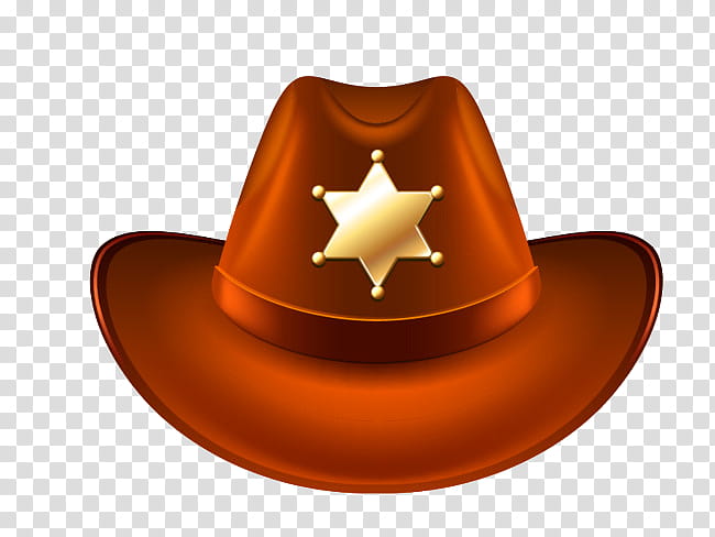Cowboy Hat, Fedora, War Bonnet, Headgear, Cap, Stetson, Western, Orange transparent background PNG clipart