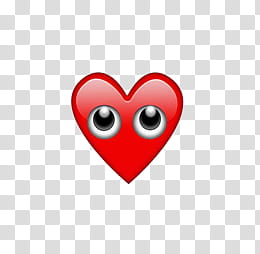 Emojis Editados, heart with eyes transparent background PNG clipart