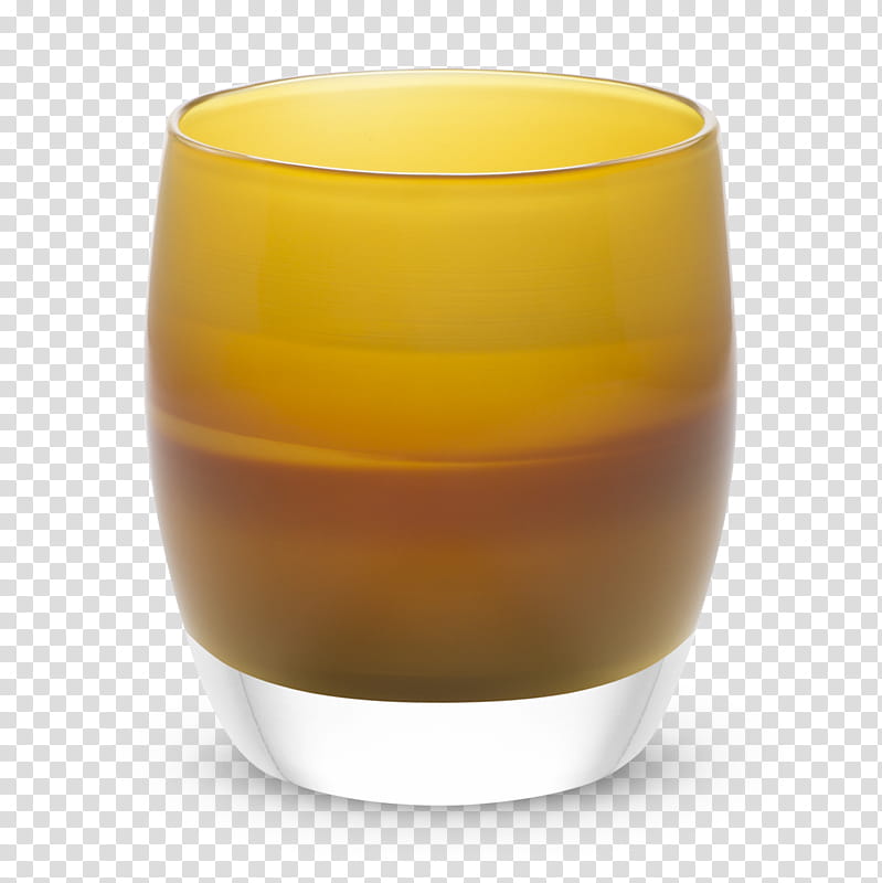 Highball glass Georgia Old Fashioned glass Votive candle, Pint Glass, Beer Glasses, Candlestick, Cup, Glassblowing, Caramel, Yellow transparent background PNG clipart