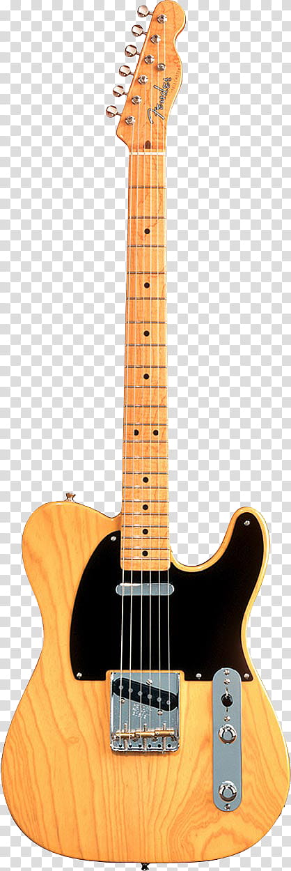 black and brown single-cutaway electric guitar transparent background PNG clipart