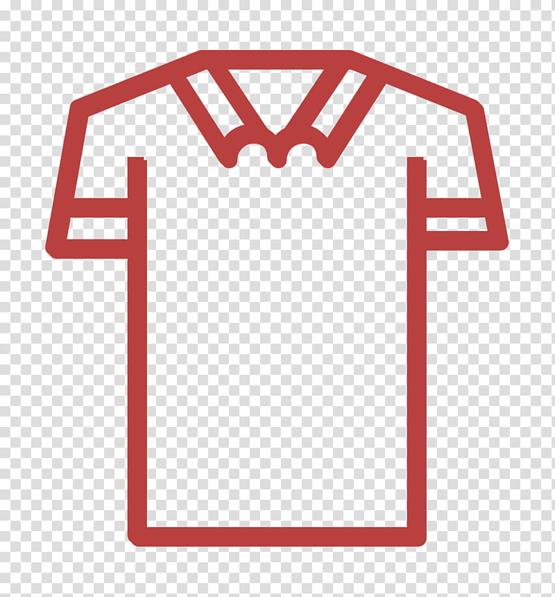 Polo shirt icon Clothes icon, Red, Tshirt transparent background PNG clipart