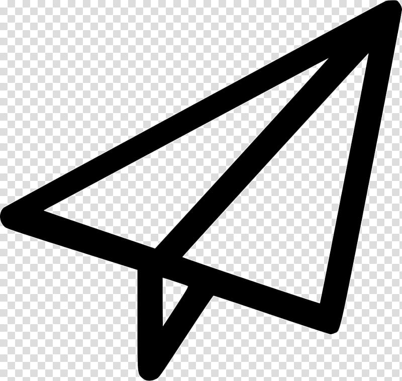 Airplane Symbol, Paper Plane, Email, Pictogram, Transport, Triangle, Line, Logo transparent background PNG clipart