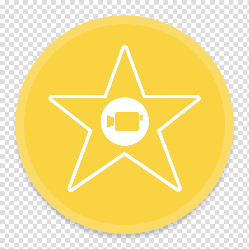 Button UI App Two, yellow and white star logo transparent background PNG clipart