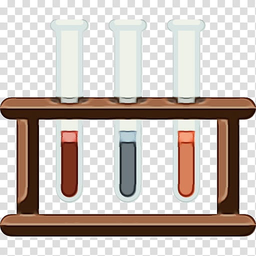 test tube laboratory equipment table furniture, Watercolor, Paint, Wet Ink transparent background PNG clipart