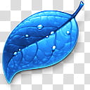 Coda Tundra, blue leaf transparent background PNG clipart