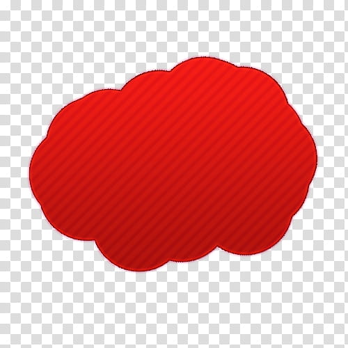 red cloud transparent background PNG clipart