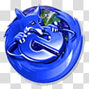 Firefox Eats IE RE Glass Icon, Firefox Eats Internet Explorer Real Earth Glass Icon transparent background PNG clipart