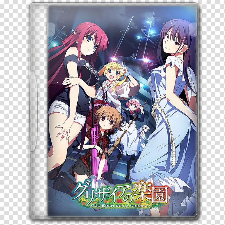 Anime  Spring Season Icon , Grisaia no Rakuen, v, Led Eden De La Crisana case transparent background PNG clipart