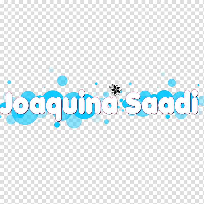 Texto Joaquina Saadi transparent background PNG clipart
