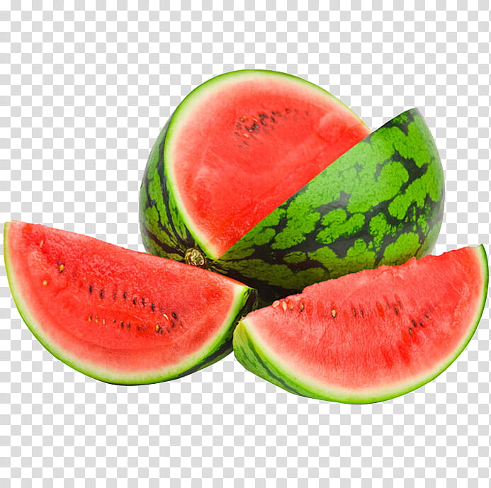 Fruit, sliced watermelon transparent background PNG clipart