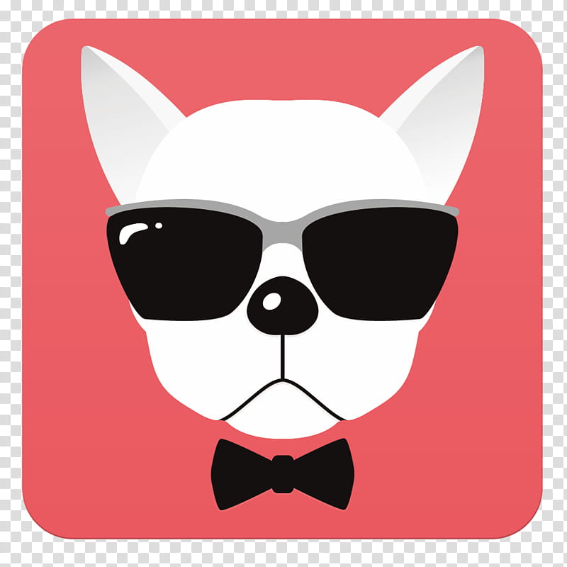 Sunglasses, Dog, Whiskers, Snout, Character, Pink M, Breed, Eyewear transparent background PNG clipart