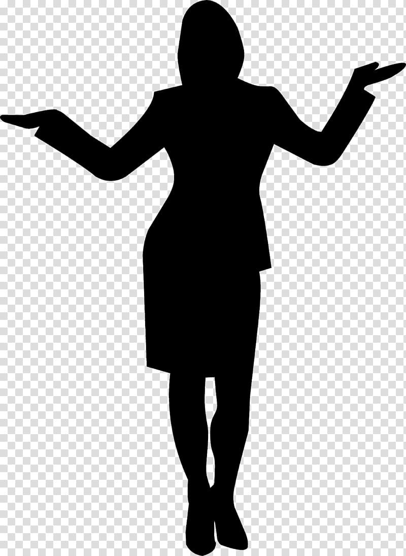 Business Woman, Businessperson, Silhouette, Cartoon, Organization, Standing, Gesture, Finger transparent background PNG clipart