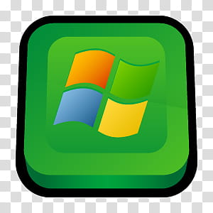 D Cartoon Icons III, Microsoft Media Center, Microsoft Windows logo transparent background PNG clipart