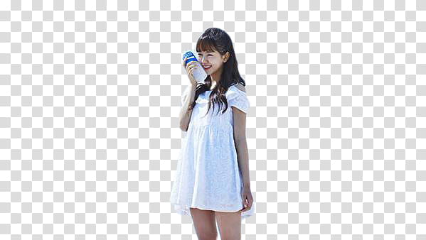 Kim So Hyun, woman holding water bottle transparent background PNG clipart